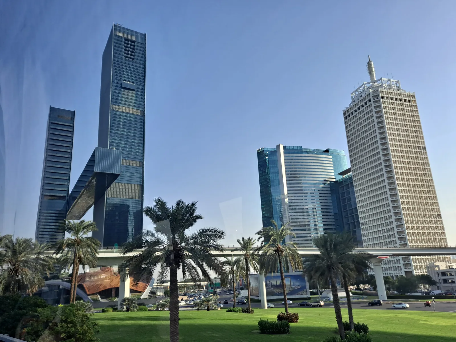 Sheikh Zayed Road near Conrad Dubai and Dubai World Trade Centre
