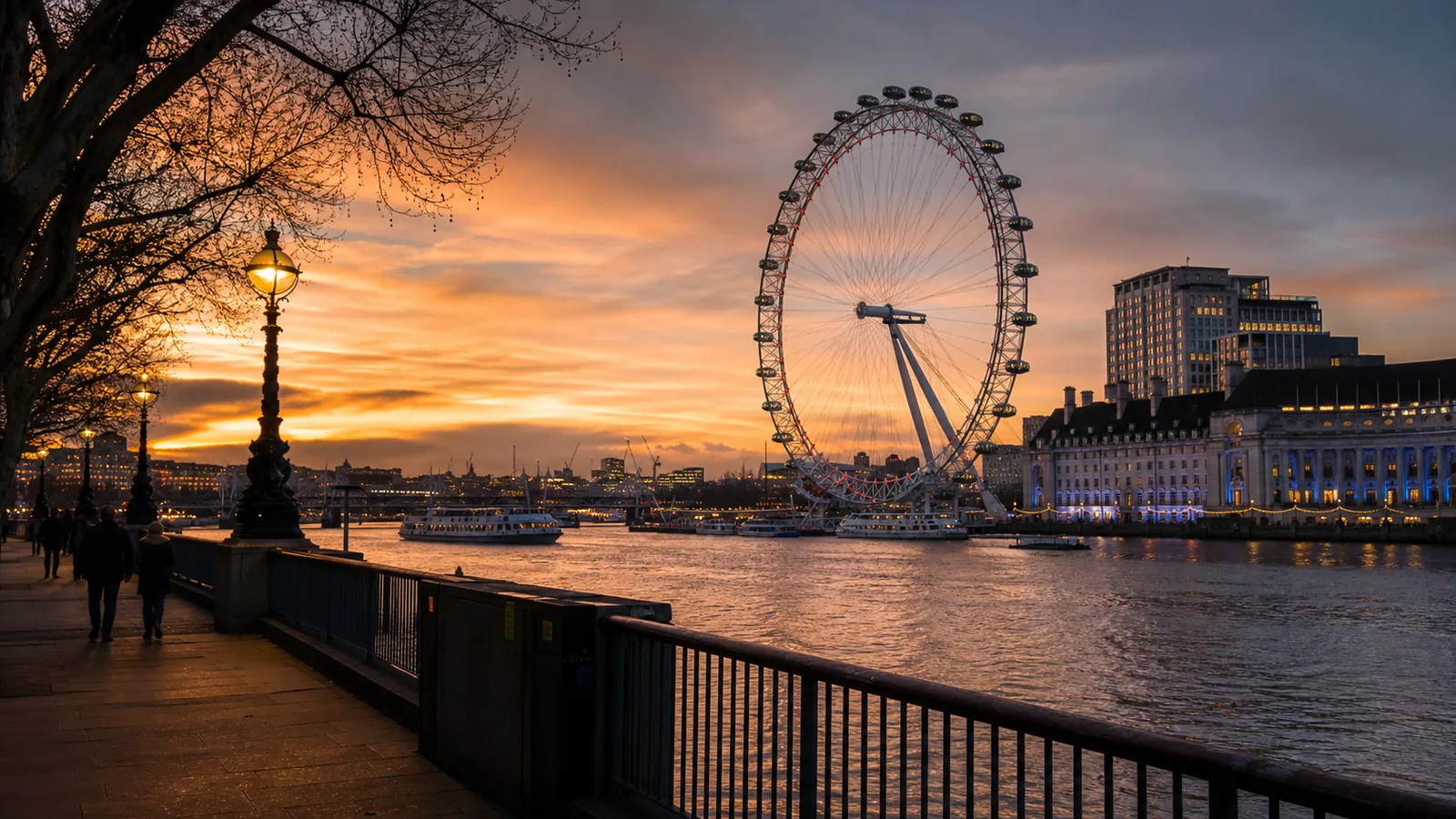 London Eye and South Bank
