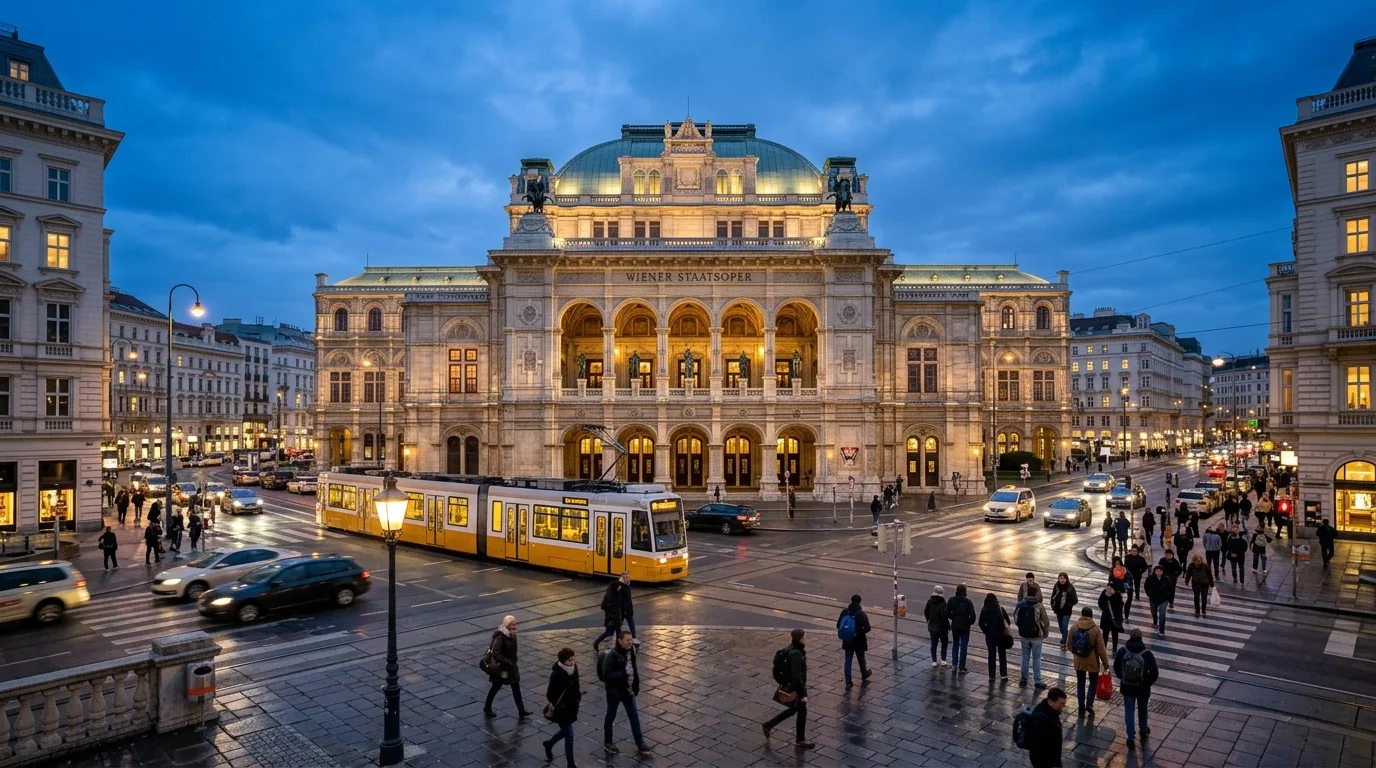 Vienna State Opera exterior view