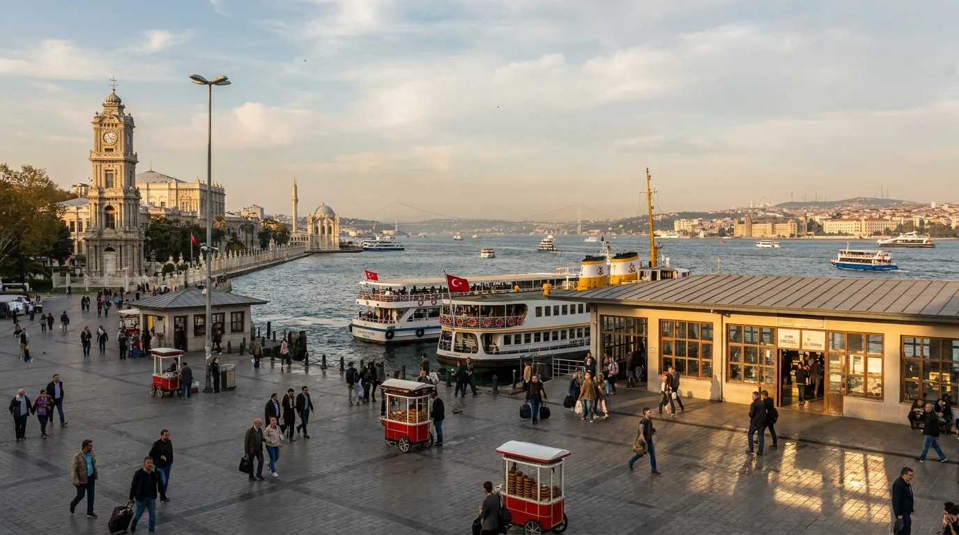 Istanbul waterfront square