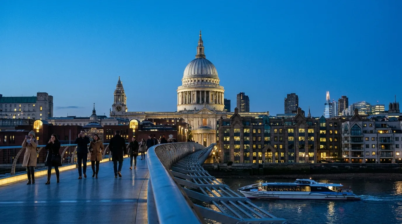 St Pauls Cathedral view in London