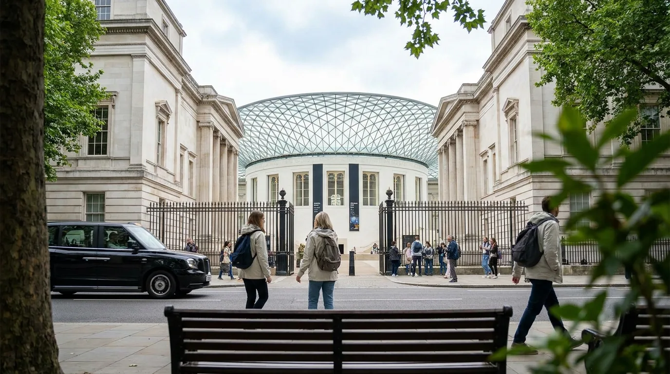 Visiting British Museum Great Court in London
