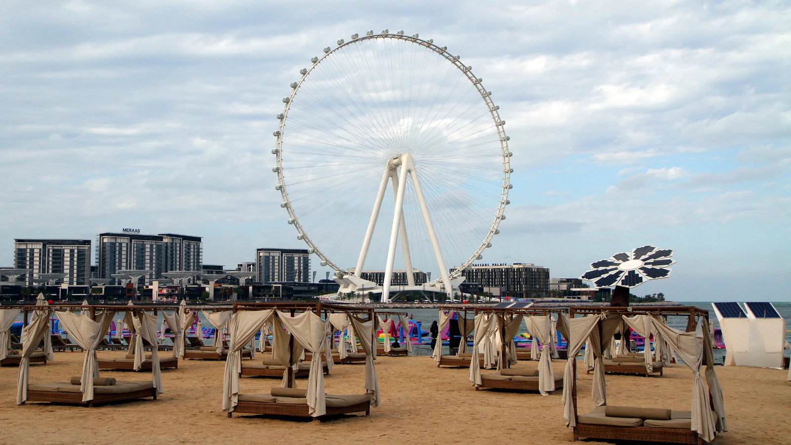 Ain Dubai observation wheel on Bluewaters Island