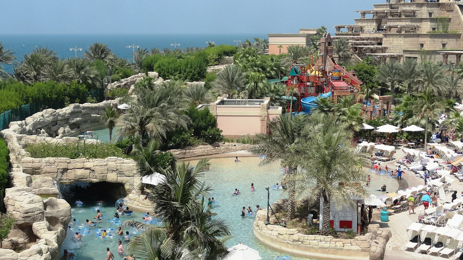 Aquaventure waterpark on Palm Jumeirah