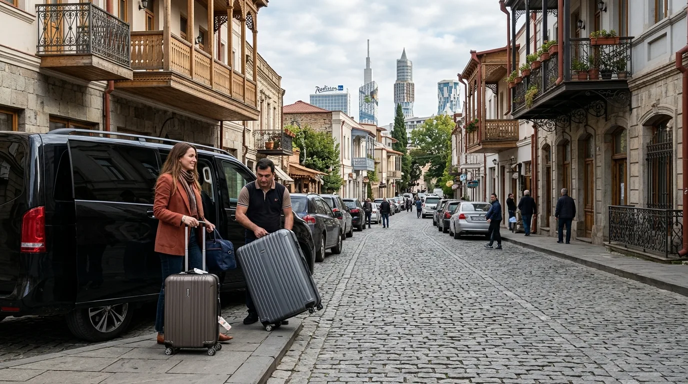Private transfer drop-off in Batumi