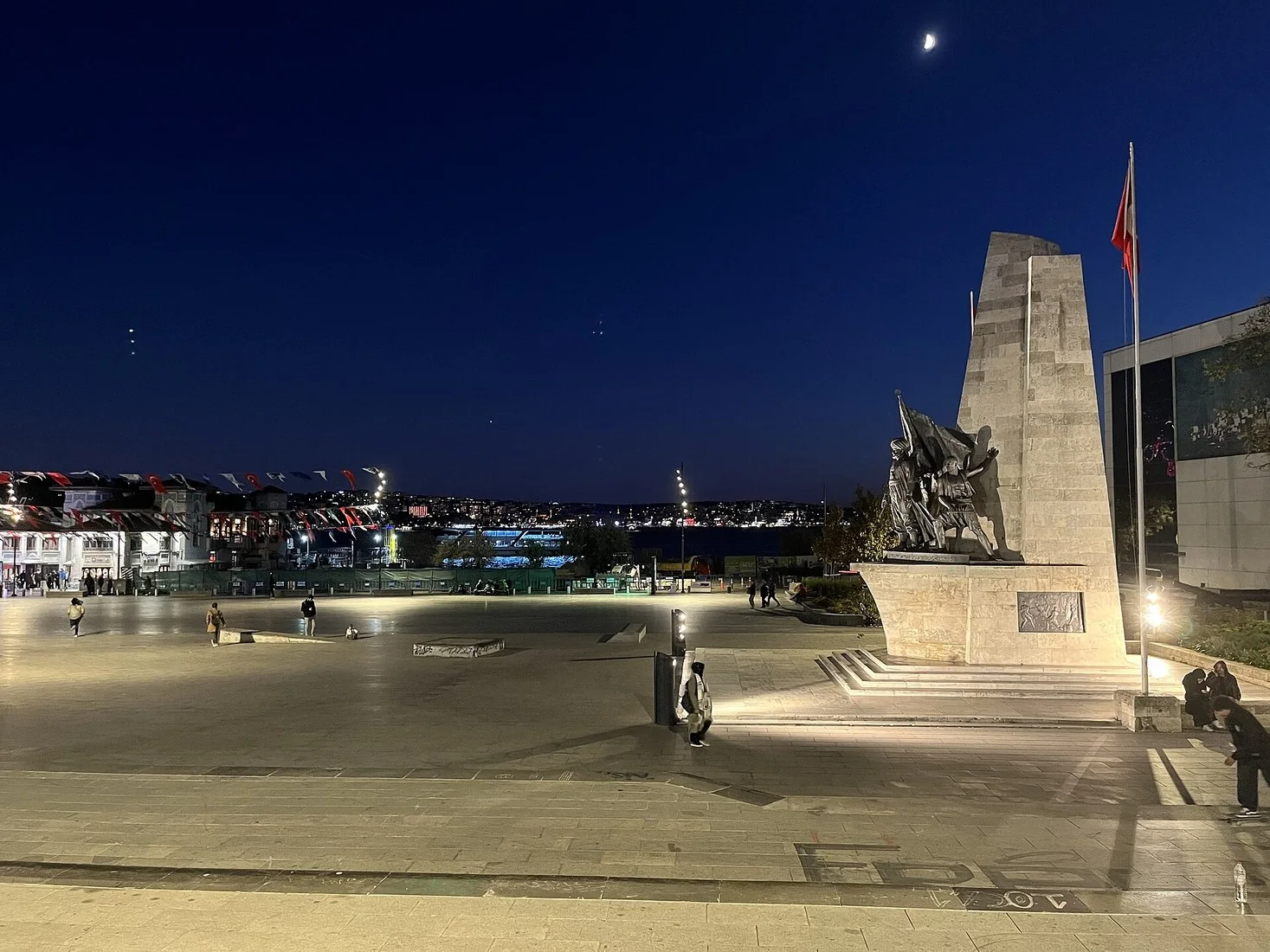 Barbaros Square in Besiktas, Istanbul