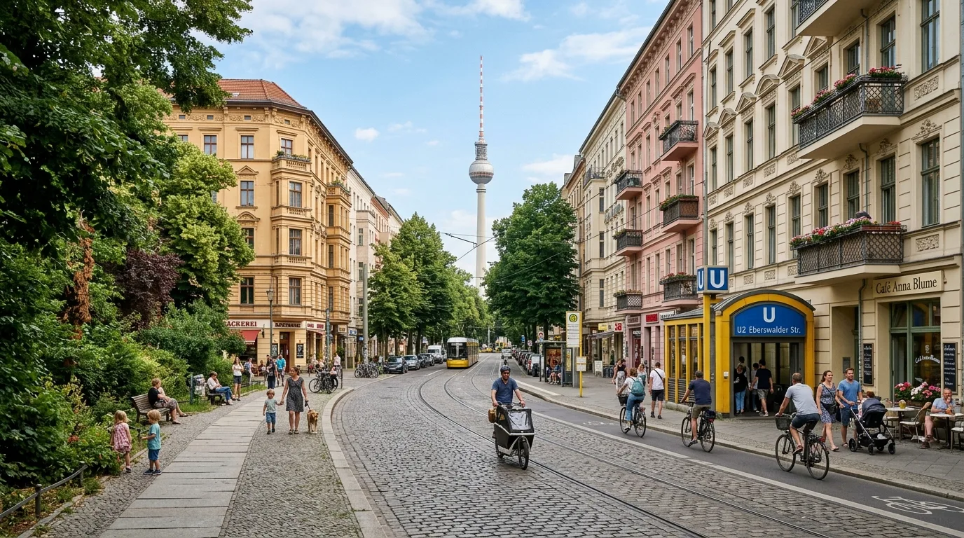 Prenzlauer Berg street travel in Germany