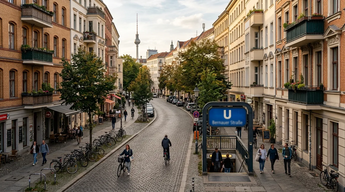Traveler walking Berlin in Germany
