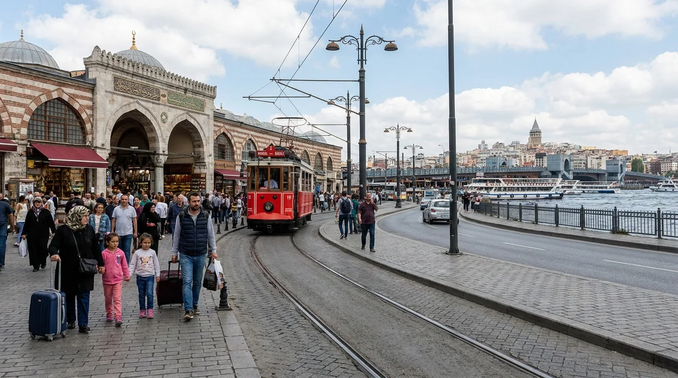 Visiting Istanbul spice bazaar