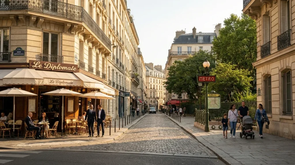 Editorial travel photograph of in Paris