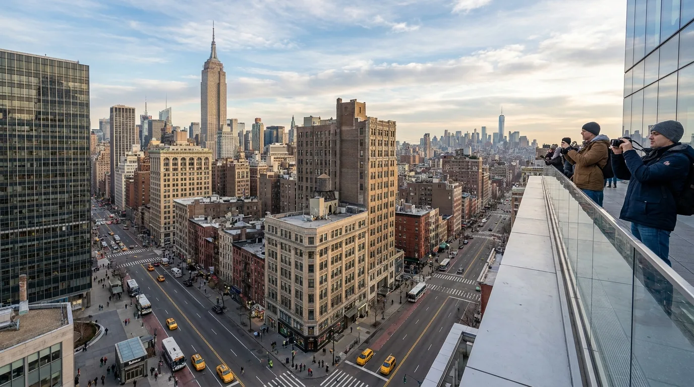 New York observation view