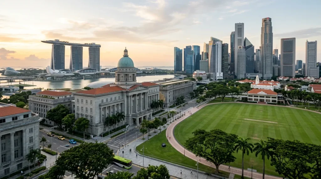 Civic District view in Singapore