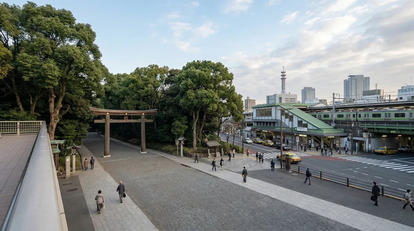 Travel photograph of Meiji Shrine in Tokyo