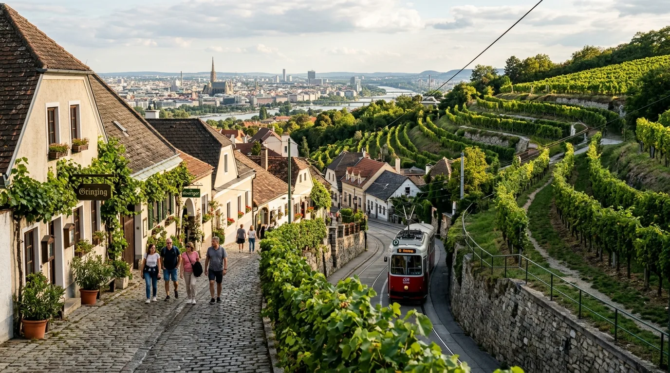 Traveler viewing Vienna