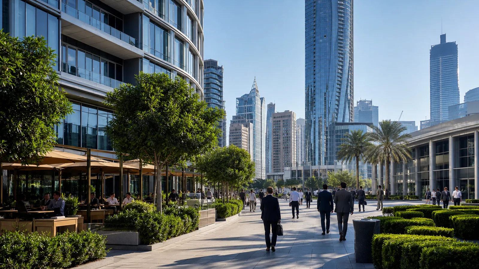 Business Bay's high-rise business and lifestyle district