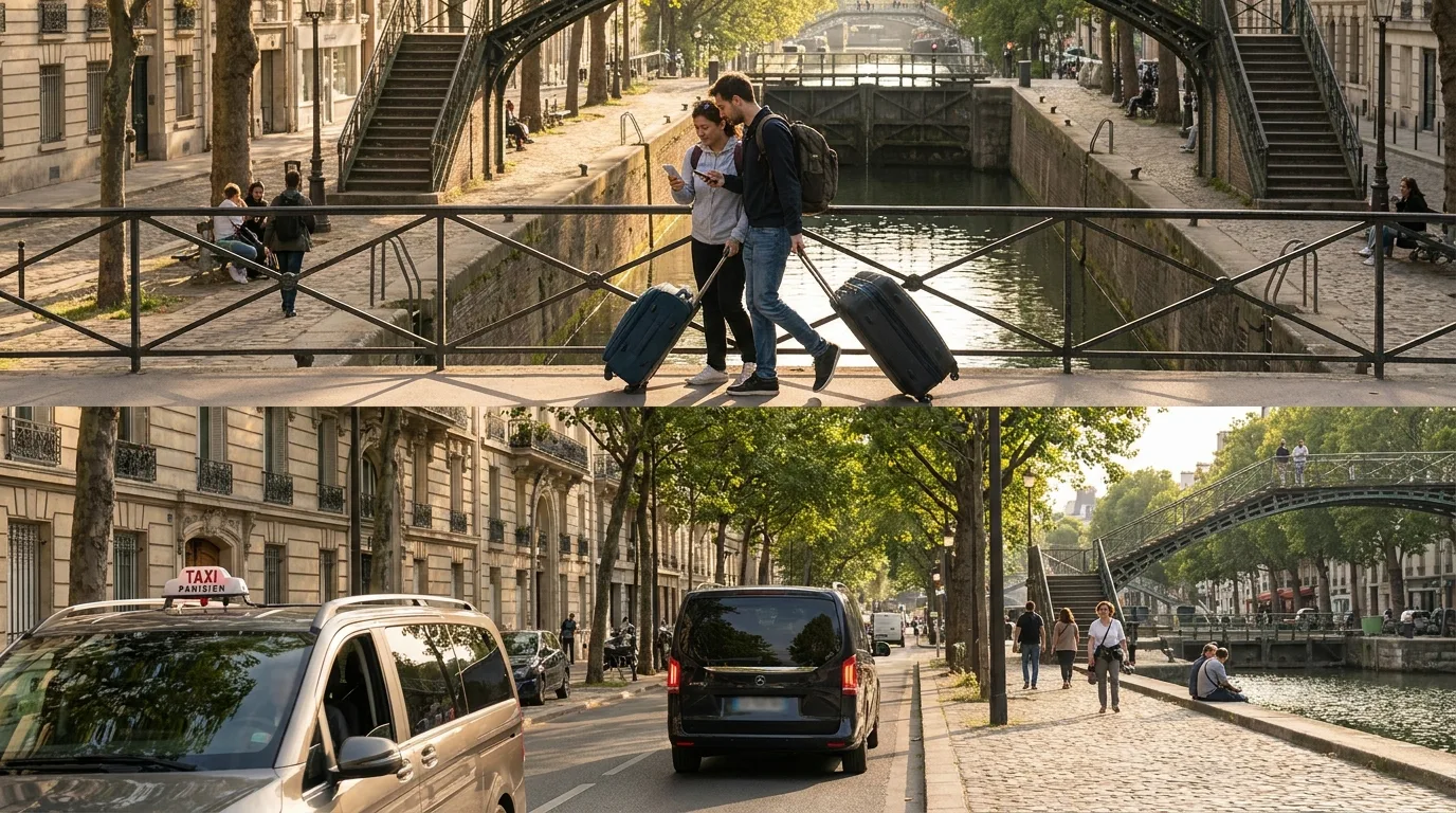 CDG or Orly to Paris with luggage travel guide in Paris