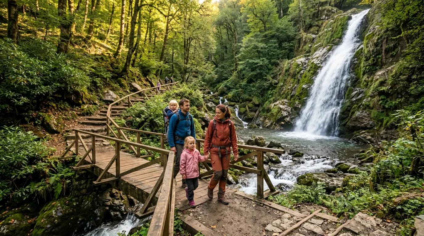 Tourists visiting Mtirala in Batumi