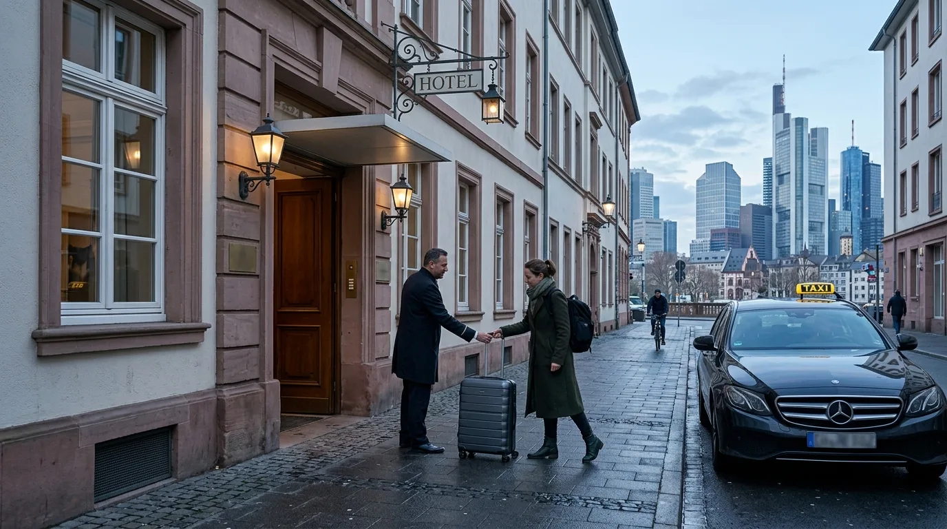 Hotel drop off in Innenstadt in Germany