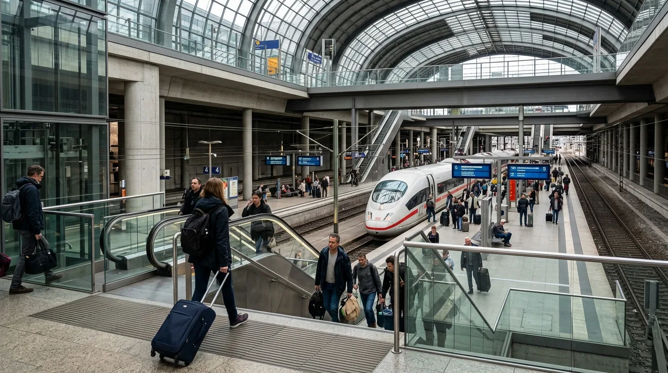 Traveling from airport to city in Germany