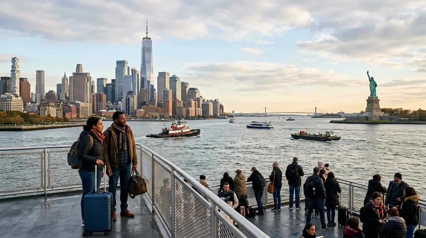 New York airport to Manhattan with luggage travel guide in New York