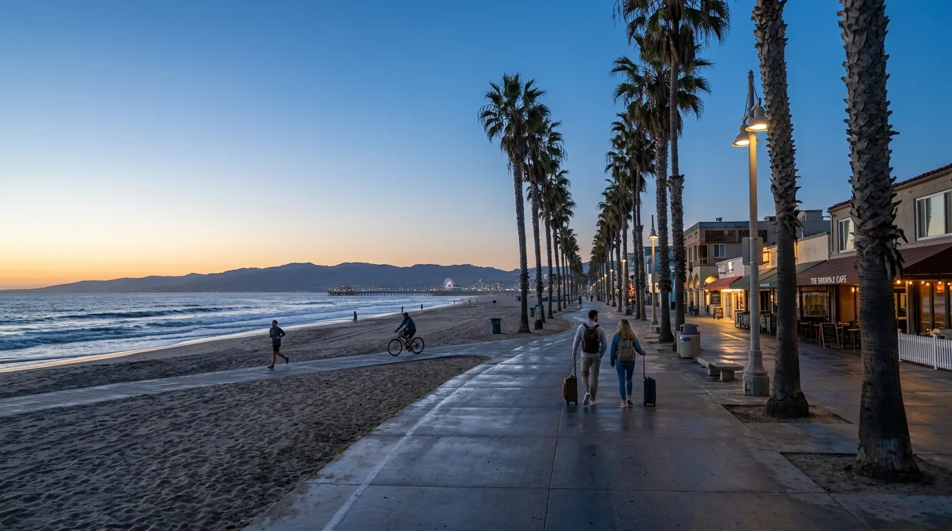 Travel photograph of Venice Beach in Los Angeles