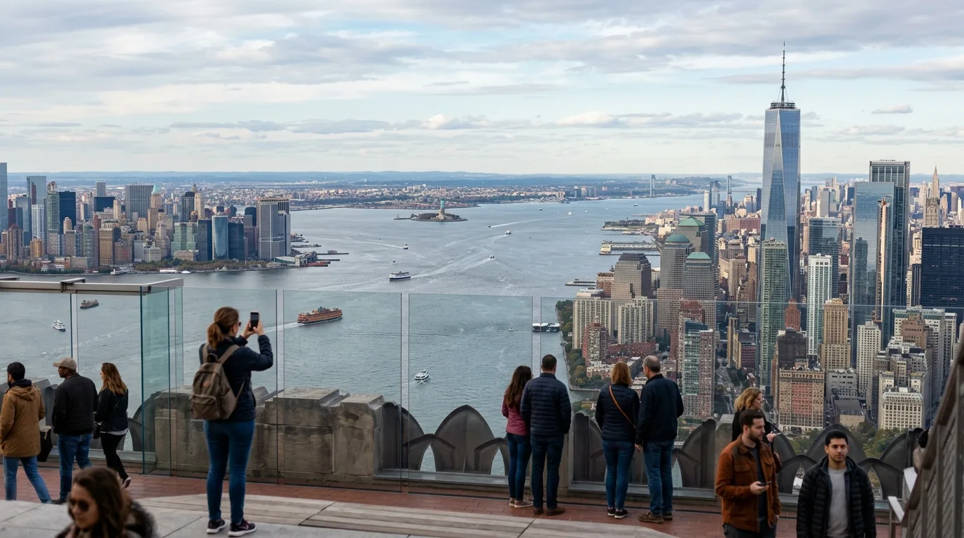 Manhattan skyline from in New York - view 2 for New York Observation Decks and Attraction Passes Compared