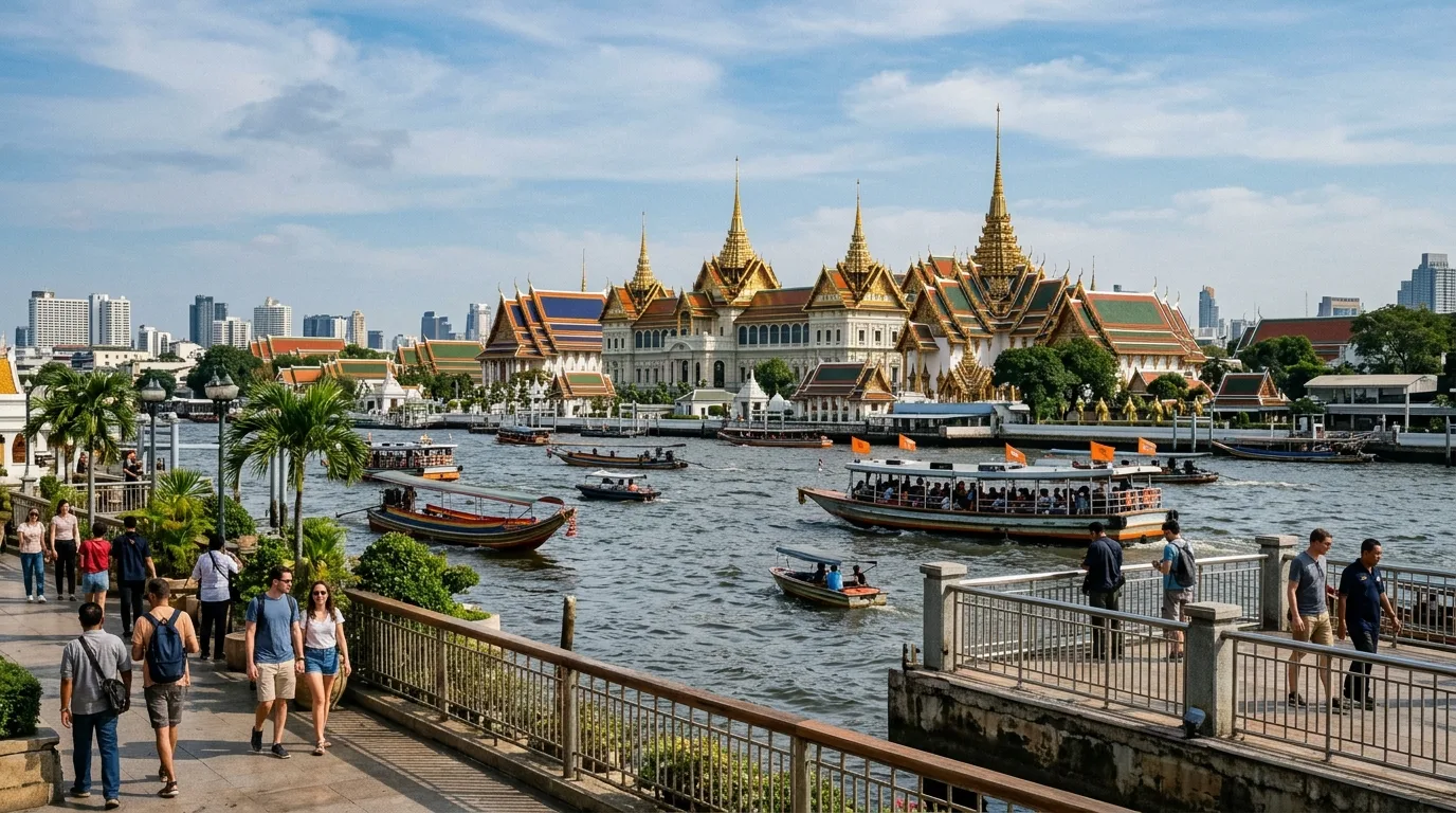 Photographing Bangkok temple