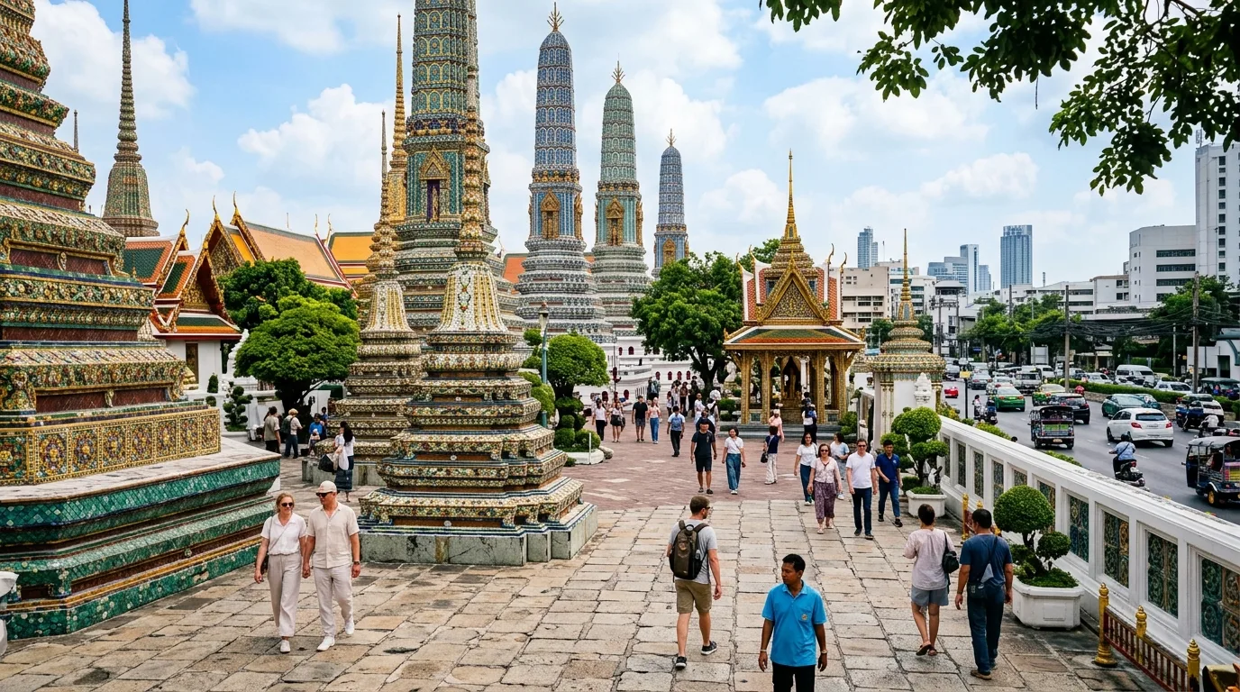 Travel photograph of Wat Pho in Bangkok