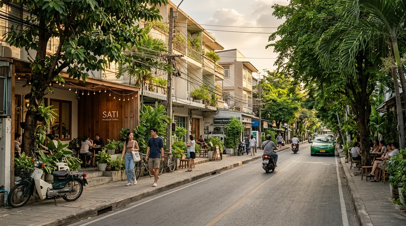 Traveler exploring Bangkok