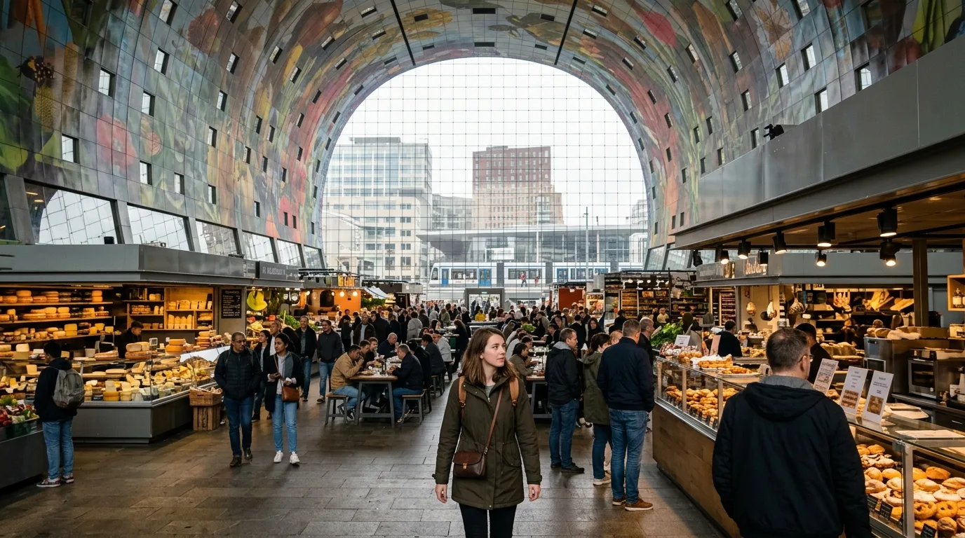 Rotterdam food market travel in Netherlands