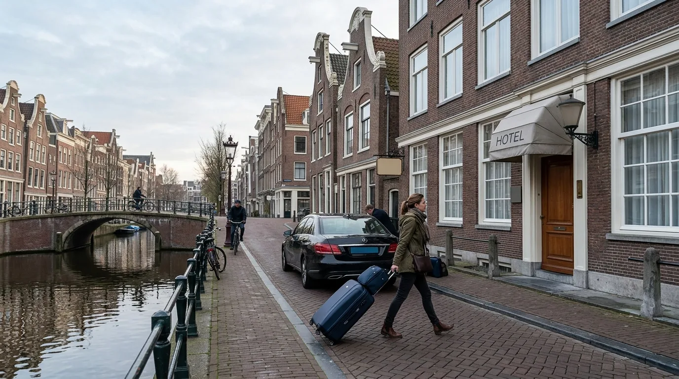 Schiphol Airport to Amsterdam with luggage travel guide in Netherlands