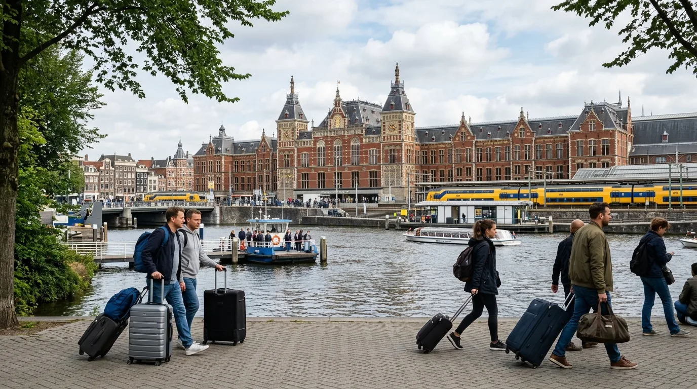 Travellers arriving at in Netherlands