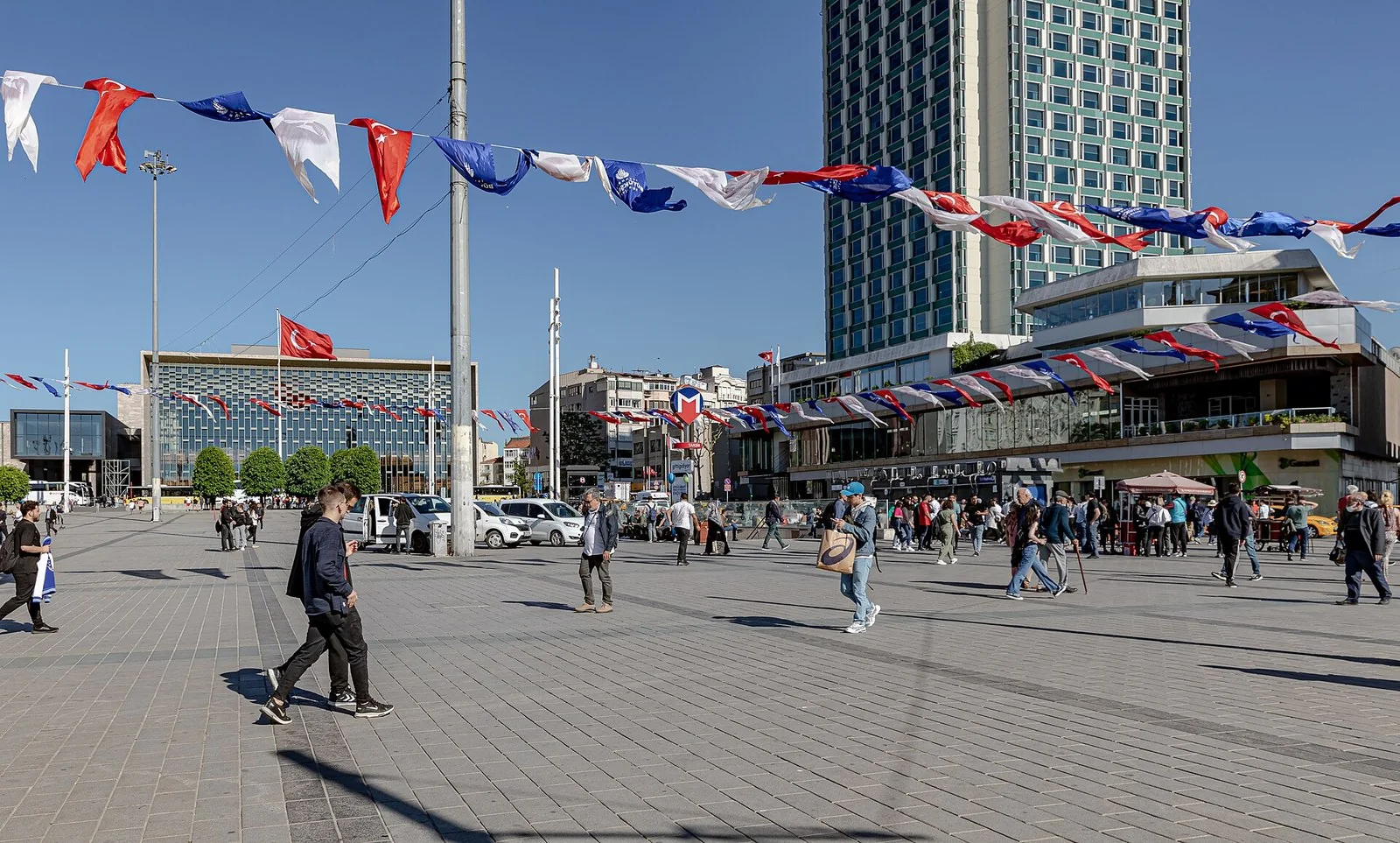 Taksim Square in central Istanbul