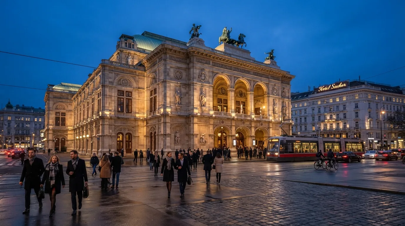 Vienna State Opera exterior view