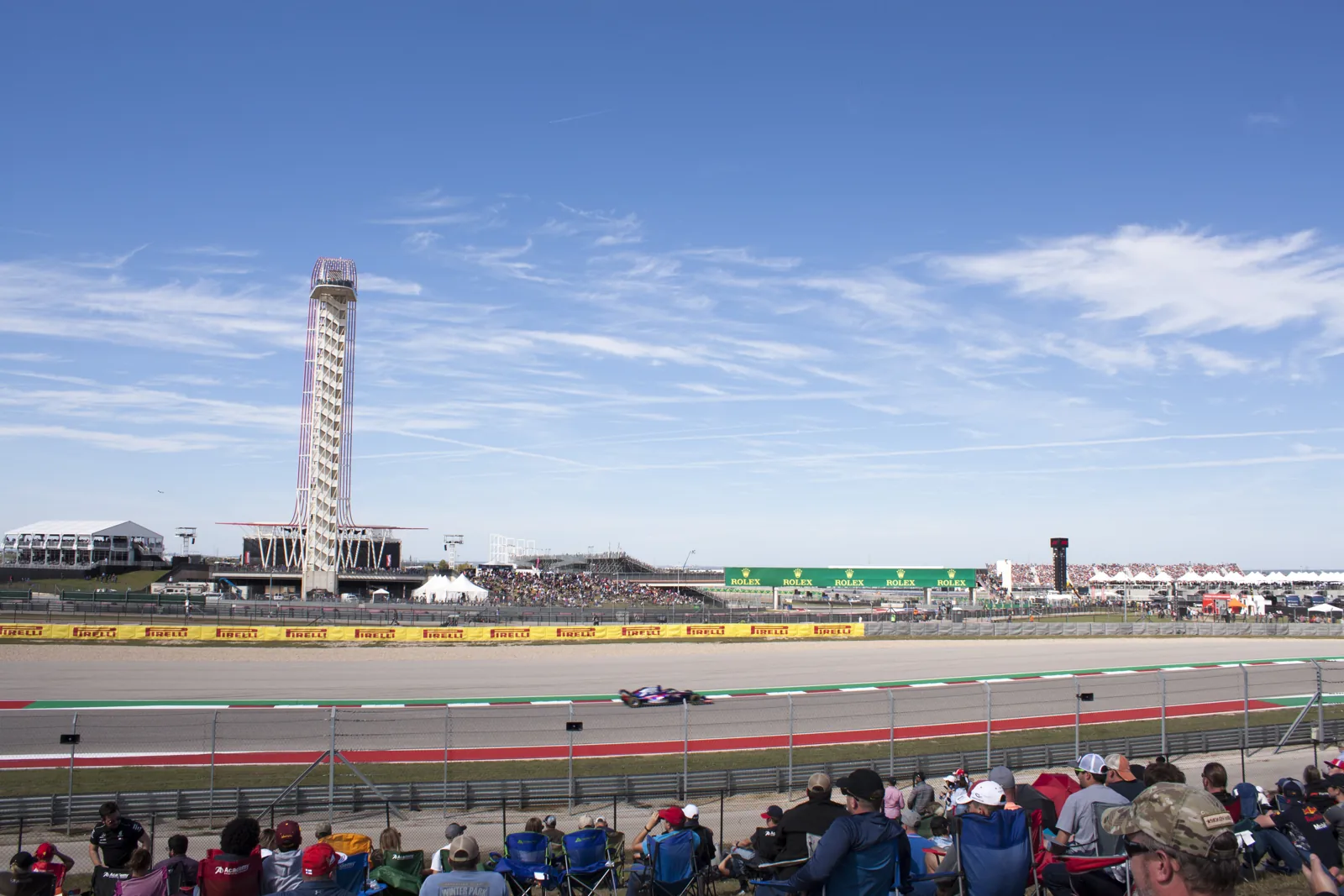 Formula 1 car racing at Circuit of The Americas for the Austin Grand Prix 2026 hotels guide